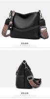 Bolso callejero de cuero genuino, bolso de mujer, bolso de piel de vaca de primera capa, nuevo estilo callejero, bolso de mensajero de hombro de moda versátil, suave de tres capas. - details 17
