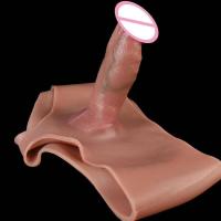 Empaque privado Sexy SXXY 10 estilos Dildo hueco grande con correa para hombres Gay Funda de silicona para hombre Pantalones Retraso de la eyaculación Juguetes sexuales - details 19