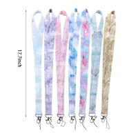 Soporte de anillo, soporte de etiqueta de nombre, soporte de tarjeta de identificación, cintas, cinta para colgar teléfono, cordón para teléfono, correas para el cuello, cordón con impresión de mármol - details 9
