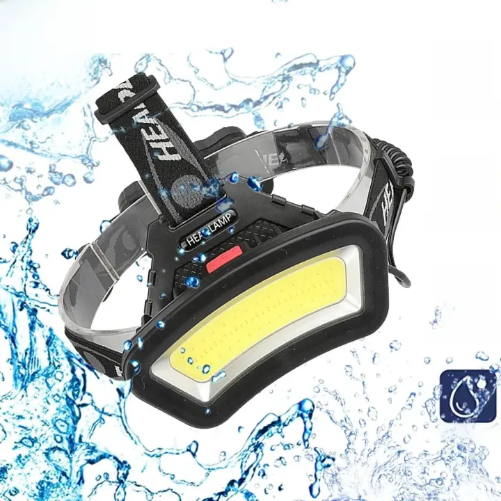 Lámpara Frontal LED COB ZK40 Con Angulo Amplio Para Expediciones Recargable USB Uso De 2x18650 Batería Impermeable Para Senderismo Al Aire Libre - 1