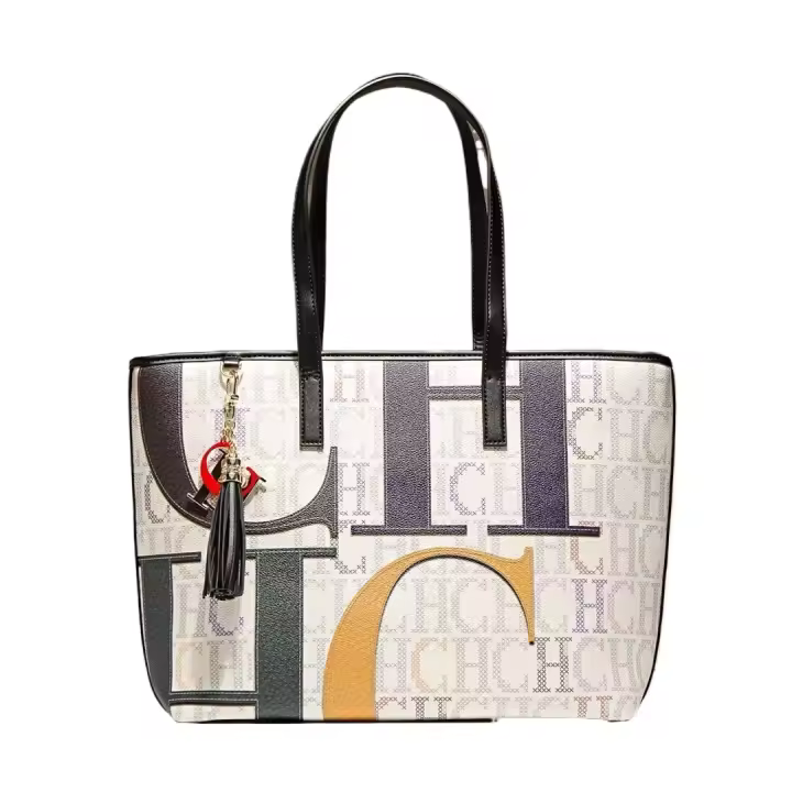 CHHC bolso de mujer de gran capacidad 2025 nueva versión europea de moda bolso de mano bolso de hombro de verano de gran capacidad para viajeros - 1