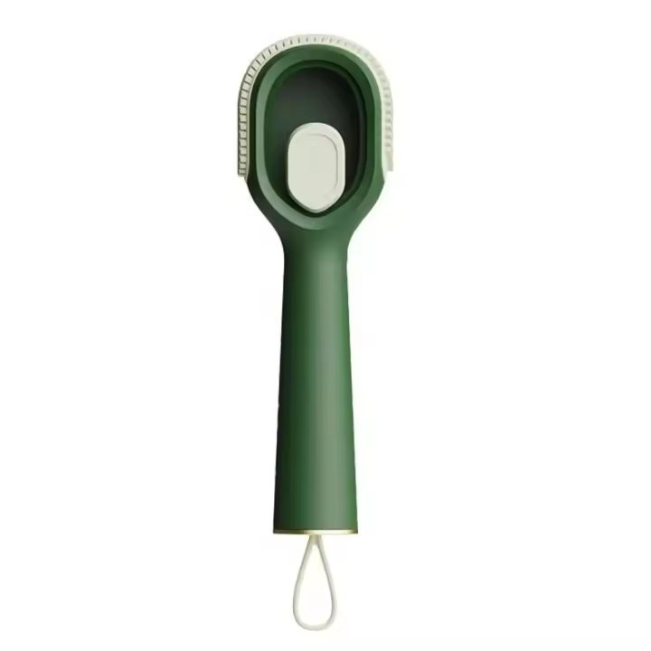 Cepillo para pulir zapatos multifuncional para uso doméstico, 2 uds., con cordón, cepillo para colgar para lavandería, mango largo, cerdas suaves, para el hogar - 1