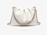 Bolsos de mujer de gran capacidad a la moda, nuevo bolso de mensajero de cadena plisada con textura de alta calidad en color sólido. - details 22