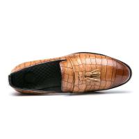 Vestido de negocios para hombre, informal, plano, cómodo de llevar, zapatos de cuero para conducir, productos Oxford 2025 - details 11