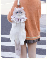 Muñeca de Celebridad de Internet Linda Muñeca de Peluche de Gato Montés de Café - details 4