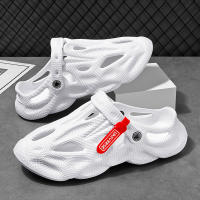 Zapatillas de coco pareja verano de doble propósito bolsa cabeza playa agujero zapatos suela suave antideslizante sandalias exteriores de los hombres y las mujeres sin accesorios - details 3