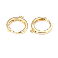 Aretes de Cuerda de Metal Dorado de 18K Diseño Redondo Rectangular de Alta Calidad - details 3