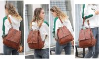 Bolsos de cuero impermeables Antirrobo para Mujer, Bolsos de Hombre, Bolso de Viaje informal ZP - details 4