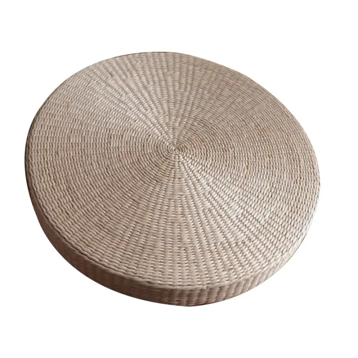 30cm 40cm Tatami Cushion Meditation Cushions Round Straw Weave Handmade Pillow Floor Yoga Chair Seat Mat Home Decor - 1