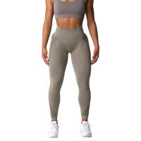 NVG Seamless Spandex Contour 2.0 Leggings de gimnasio para mujer suaves para entrenamiento Fiess pantalones de yoga de cintura alta - details 20