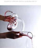 Botella creativa hecha a mano con forma de serpiente, juego de vasos rojos de vidrio transparente, dispensador para el hogar, botella de vino de 1500ml - details 2