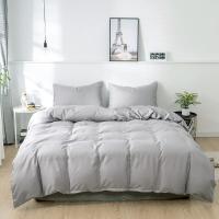 Funda nórdica de Color sólido con lijado, 220x240, individual, doble, Queen, King, juego de cama sencillo, funda de almohada, ropa de cama (sin sábana) - details 10