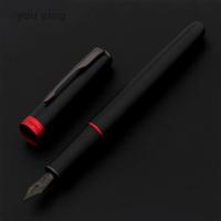Calidad de lujo Jinhao 75 pluma estilográfica de Metal negro rojo suministros de papelería escolar para estudiantes de oficina financiera bolígrafos de tinta - details 11