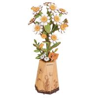 Robotime Rowood Búqueme de Flores DIY Regalo Hecho a Mano Ecológico Rompecabezas de Madera 3D para Decoración de Hogar - details 3