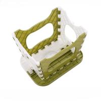 Taburete Plegable de Plástico Tamaño Pequeño Tejido de Bambú Ideal para Baño, Cocina, Jardín, Camping Silla Portátil para Adultos y Niños - details 4
