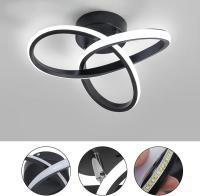 Clover Plafón LED Aluminio Goeco Negro 40*12cm Regulación Continua con Mando a Distancia 36W 220V - details 3