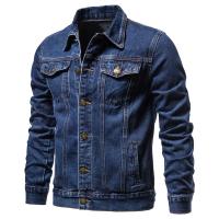 Chaqueta vaquera Hombre algodón chaqueta casual slim - details 1