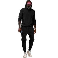 Sudadera con capucha para hombre Ropa deportiva europea y americana Casual Colores sólidos - details 20