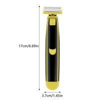 Maquinilla de afeitar eléctrica recargable para hombres, limpieza profunda de barba, mango ergonómico, regalos de cumpleaños de Navidad - details 3