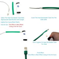 Kit de tubo termorretráctil de Color, surtido de reparación de cables eléctricos, bricolaje, relación 2:1, 1/5 metros, 1,0-14,0mm - details 7