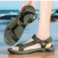 Zapatos Abiertos De Verano De Alta Calidad Para Hombre, Sandalias Ajustables Para Exteriores, Gladiador De Playa Roma, Transpirable, Verde, Negro Puro, Talla Grande 47 48 - details 17