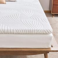 180 x 200 cm, en Viscoelástica (Espuma de Gel con Memoria), 5 cm de Alto, con Funda Extraíble y Lavable, Blanco - details 0