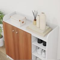 Mueble Zapatero de 2 Puertas Zapatero Estrecho con Estantes Ajustables para 12 Pares de Zapatos - details 27