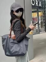 Bolso de hombro informal para mujer, bolsa de nailon plegable, de gran capacidad, a la moda, nuevo - details 1