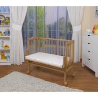 Cuna colecho, Altura Regulable, Natural sin tratamientos o Lacado en Blanco,Lacado en Blanco Extra Grande 90x55cm - details 5