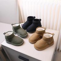 Botas de nieve de estilo coreano para niñas, zapatos antideslizantes de fondo suave, versátiles, informales, mantienen el calor, de felpa, a la moda, novedad de invierno, 2024 - details 1