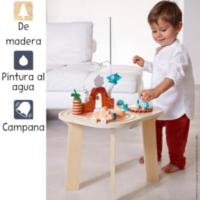 janod, juguete de madera, dino garage, niñito, niño, J05825