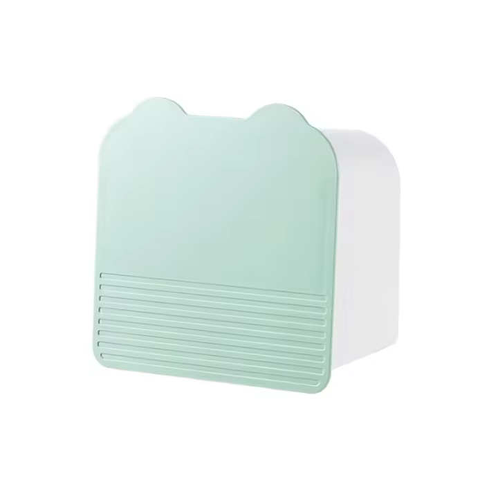 Almohadillas sanitarias montadas en la pared caja de almacenamiento artículos para el hogar clamshell sello a prueba de polvo - 1