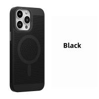 Funda de teléfono Magsafe de lujo fresca A prueba de golpes magnético con disipación de calor de malla para iPhone 16, 15, 14, 13, 12, 11 Pro Max Plus - details 15