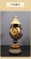 Equipo de plataforma de Buda, colección tántrica tibetana, combinación de Nepal, ocho adornos auspiciosos - details 6