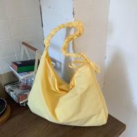 Bolso de hombro plisado informal de Color sólido, bolso cruzado de nailon de gran capacidad para ocio, bolso sencillo para estudiantes para primavera y verano - details 6