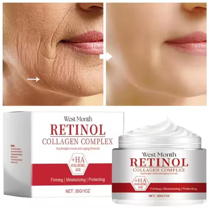 Crema de Retinol 30g Anti-envejecimiento, Desvanecimiento de Arrugas, Adiós a las Ojeras - 1