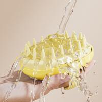 Cómodo cepillo de masaje para mascotas, portátil, eliminación de manchas, baño, cepillo para masaje del cuero cabelludo, Gel de ducha recargable, limpieza profunda - details 8
