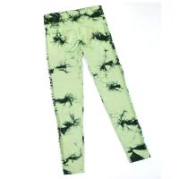Malla de ciclismo, yoga con diseño de malla lateral, calcetines teñidos para levantar muslos, cintura alta, sin líneas incómodas, pantalones deportivos cansados - details 6
