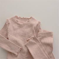 Conjunto De Ropa Para Bebé Niña Primavera Nueva Nacida Con Bodysuit Y Pantalones Ropa Infantil Para 0-2Años Moda Comoda Material Algodón Tratamiento De Fibra - details 2