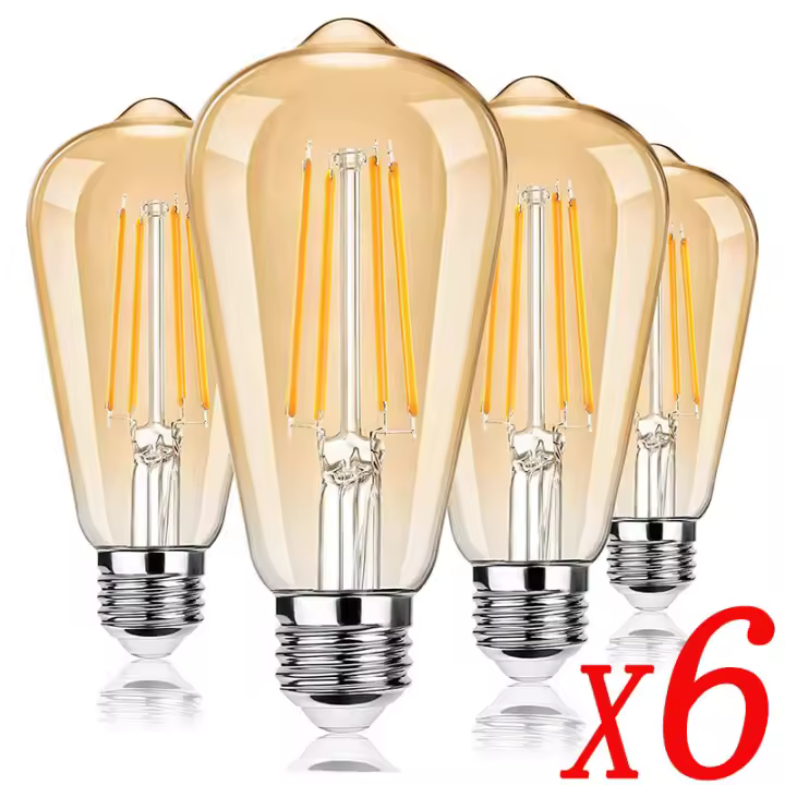 6 unidades por lote Bombilla Led E27 para el hogar, lámpara de Interior de 220V, 4W, 8W - 1