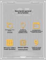 El nuevo G3 con cable RGB música ritmo ratón mecánico portátil USB de escritorio juego de ratón - details 1