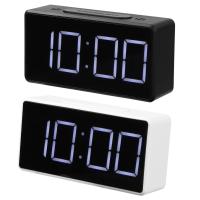Reloj despertador Digital LED con retroiluminación, calendario de datos y hora, reloj de mesa con retroiluminación electrónica - details 0
