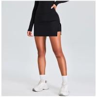 Falda deportiva de yoga con corte en A, pantalones cortos, ropa deportiva de tenis de golf ajustada para mujer - details 13