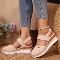 Sandalias planas de lino para mujer, zapatos informales cómodos hechos a mano para mujer, verano - details 1