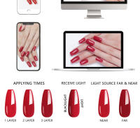 Parkson-Conjunto de botellas de esmalte de Gel semipermanente, laca LED UV desnuda, purpurina de larga duración, manicura, 8ml, 30 unidades por Set - details 11