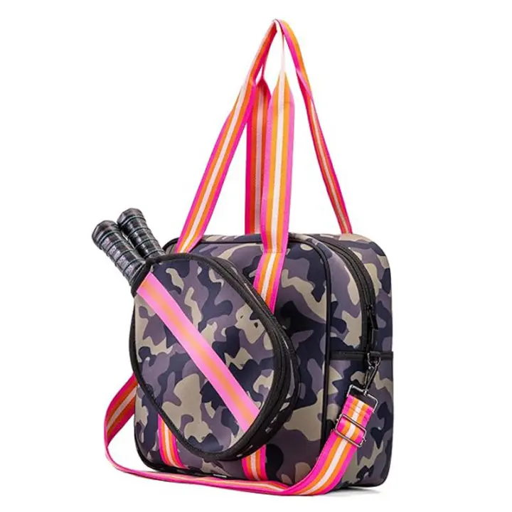Paletero padel bolso de Papel de mano para mujer, bolsa deportiva de gran capacidad - 1