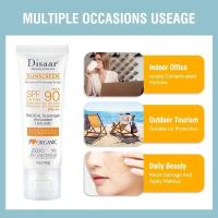 Crema Disaar FPS 90 Protector Loción Hidratante para Cuerpo y Rostro Protección UV Bloqueador Solar - details 2