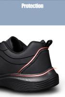 Nuevos zapatos para correr para hombre, zapatillas cálidas de invierno para hombre, zapatos antideslizantes transpirables para caminar para hombre, zapatos informales suaves con cordones, ligeros - details 3