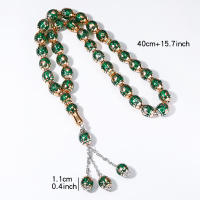 Brazalete Tasbih Islam musulmán cuentas de oración Tasbeeh contador Zikr Rosario cuentas Masbaha pulseras de meditación para mujeres y hombres - details 5