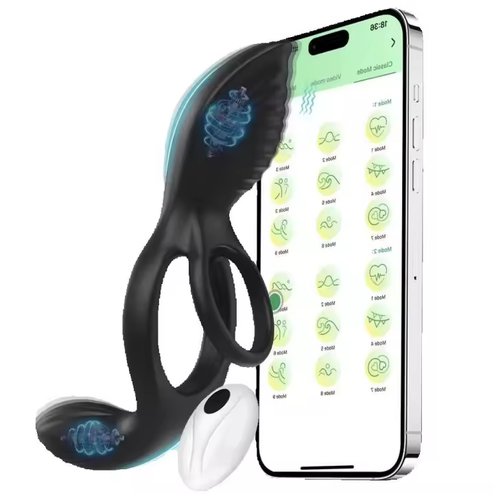 Leten Vibrador Prostativo Juguete Sexual Inalámbrico para Hombres Masaje de Testículos Enchufe Anal - 1